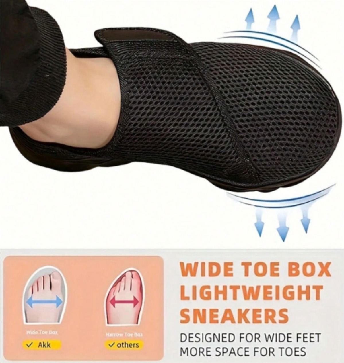Men Shoes Velcro - New Men Breathable Mesh Walking Shoes