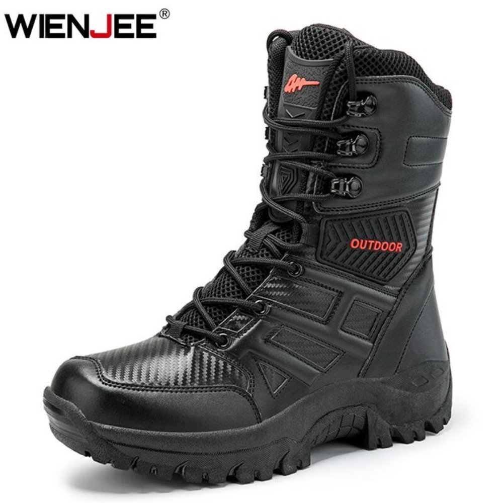 Men'S Shoes Hiking - High Quality Men's Brand High-Top Leather