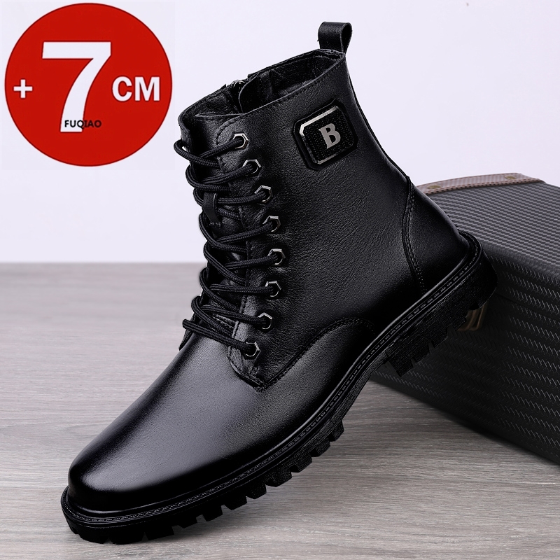 Men's Genuine Leather Elevator - Men Shoes Marks review and price