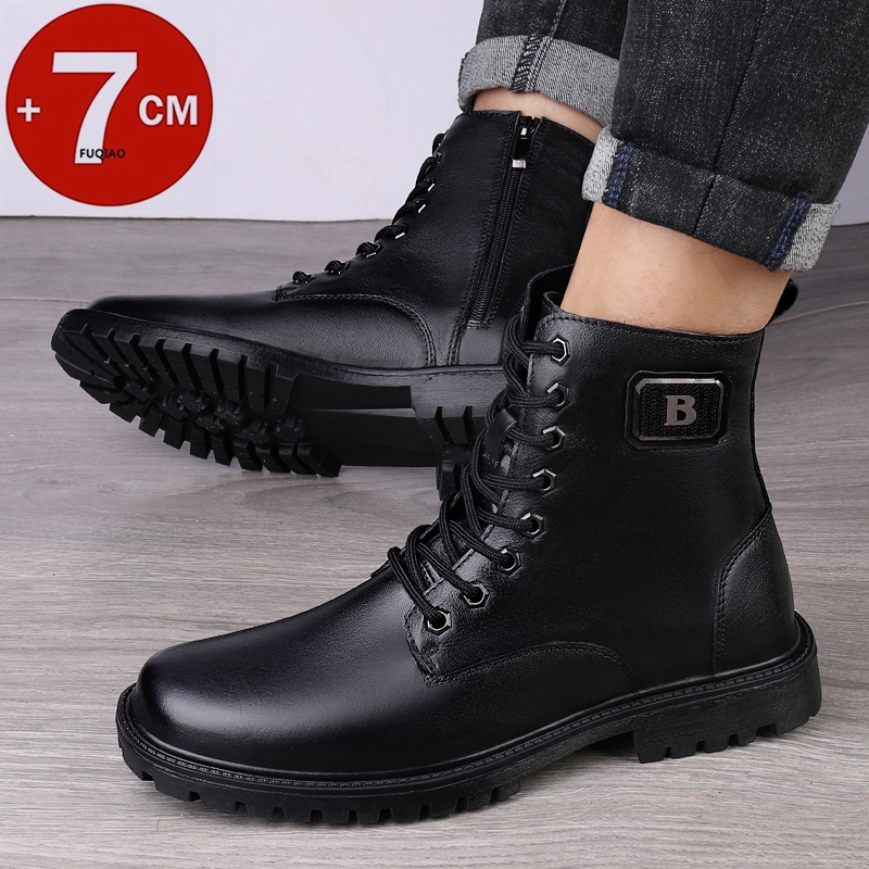 Men's Genuine Leather Elevator - Men Shoes Marks review and price