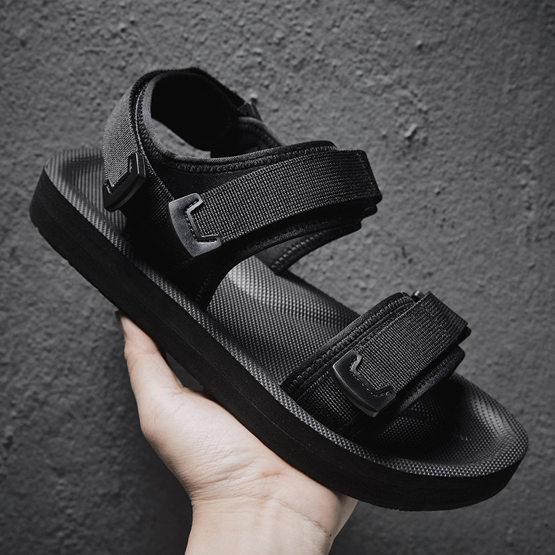Adjustable Flat Sandals For Wi - Men Shoes Velcro review and price