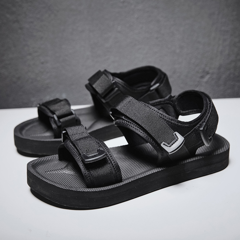 Adjustable Flat Sandals For Wi - Men Shoes Velcro review and price