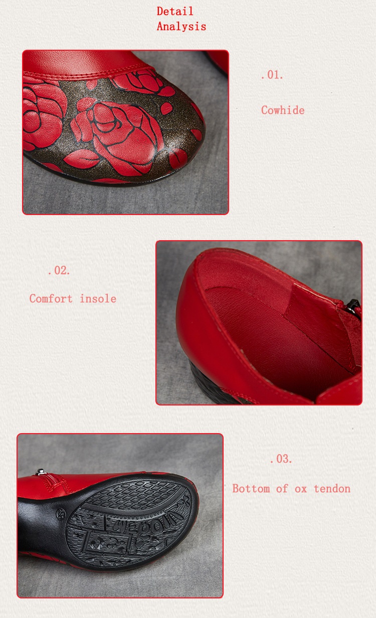 Women's Genuine Leather Ethnic - Loafer Slip On Men review and price