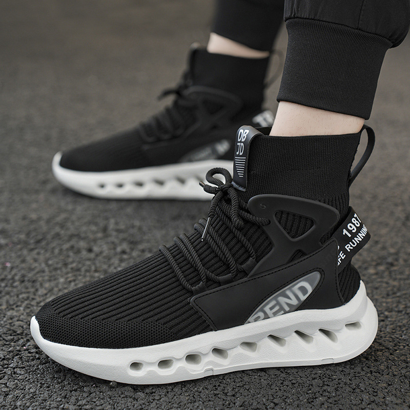 Trendy Men High Top Sock Shoes - Men Shoes Trends review and price