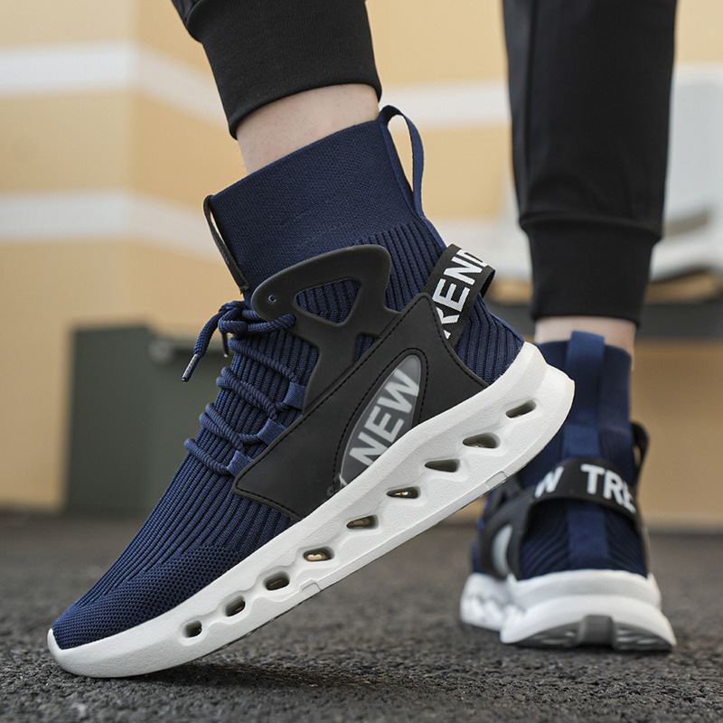 Trendy Men High Top Sock Shoes - Men Shoes Trends review and price