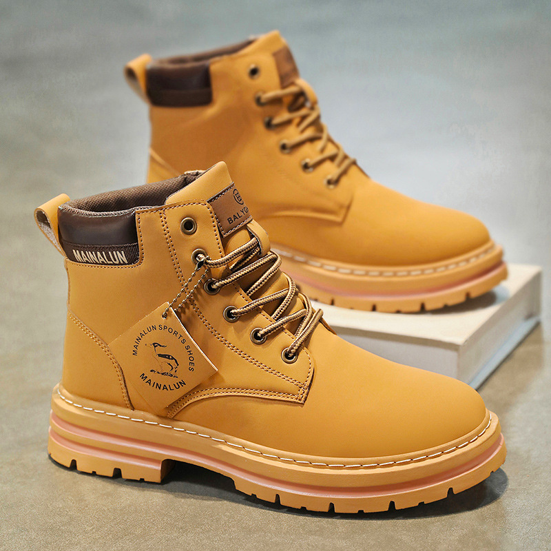 Classic Men High Top Boots Hig - Men Shoes Trends review and price