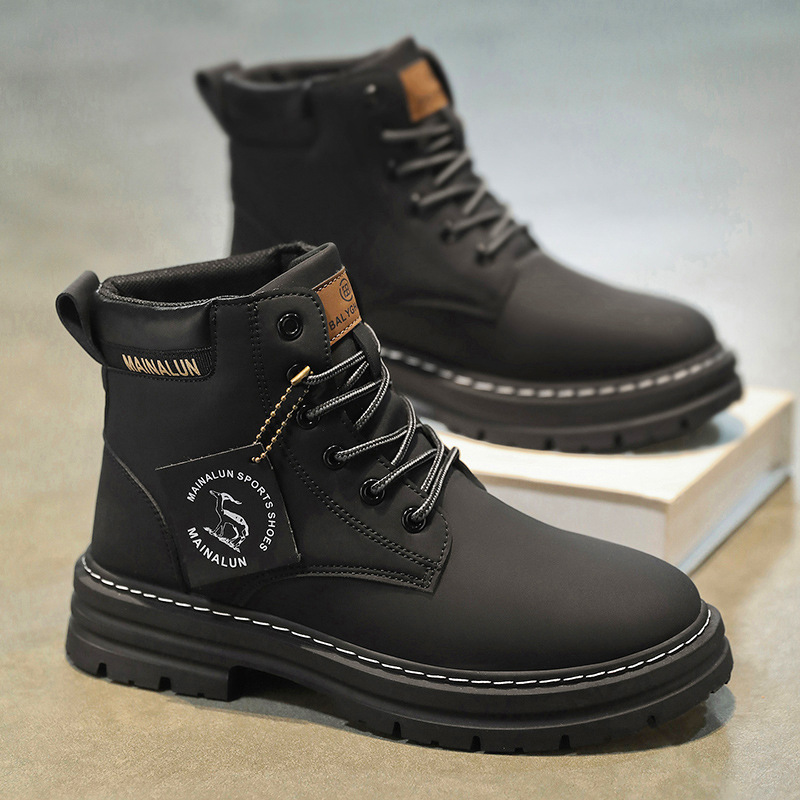 Classic Men High Top Boots Hig - Men Shoes Trends review and price
