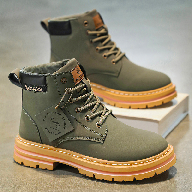 Classic Men High Top Boots Hig - Men Shoes Trends review and price
