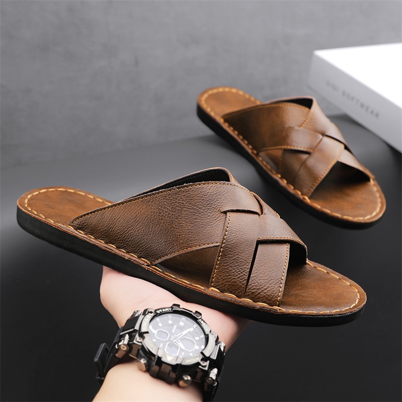 Genuine Leather Men Casual San - Men Shoes Marks review and price