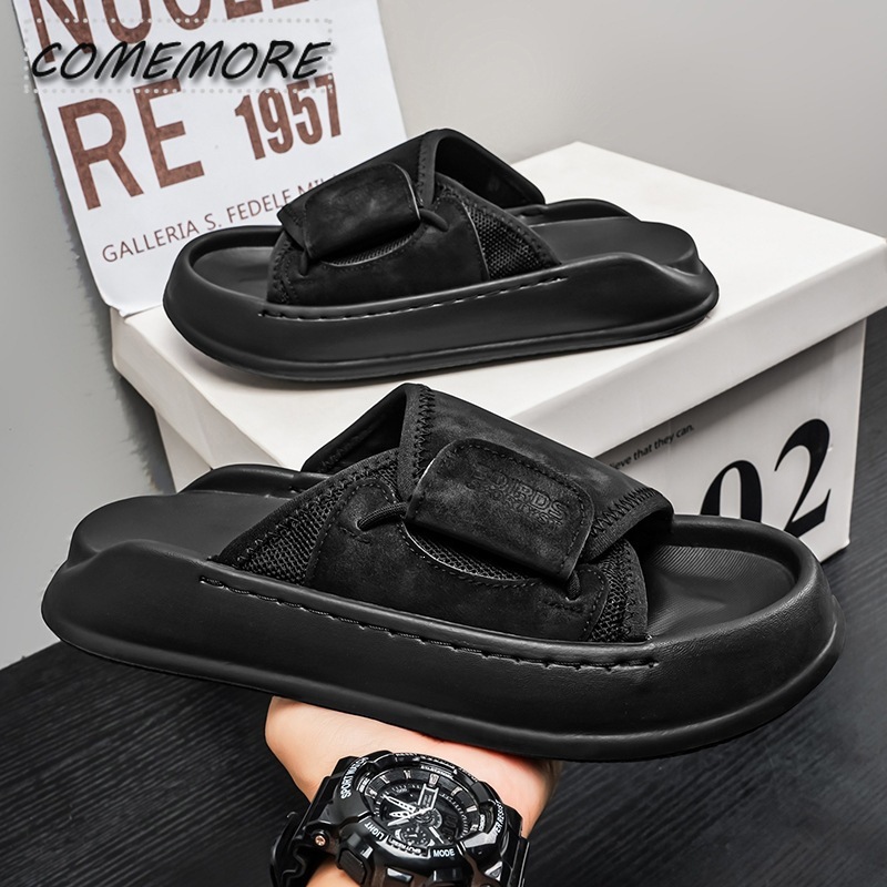 Comemore Men's Thick-Soled Ind - Men Shoes Velcro review and price