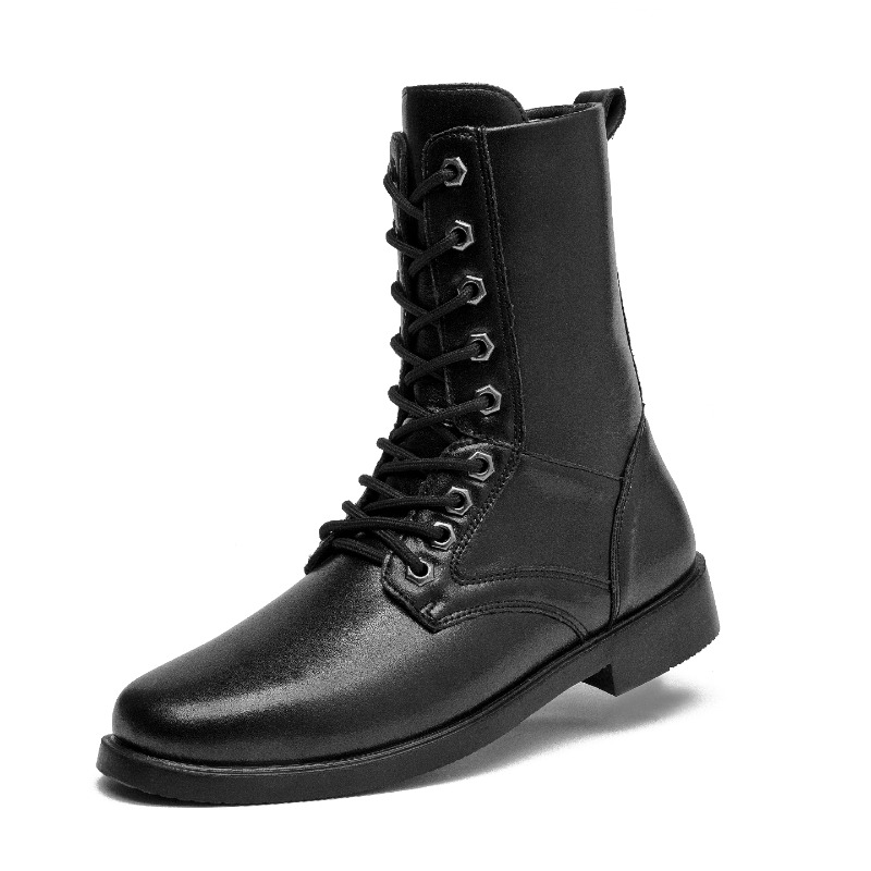 High-top Leather Boots Outdoor - Men'S Shoes Hiking review and price