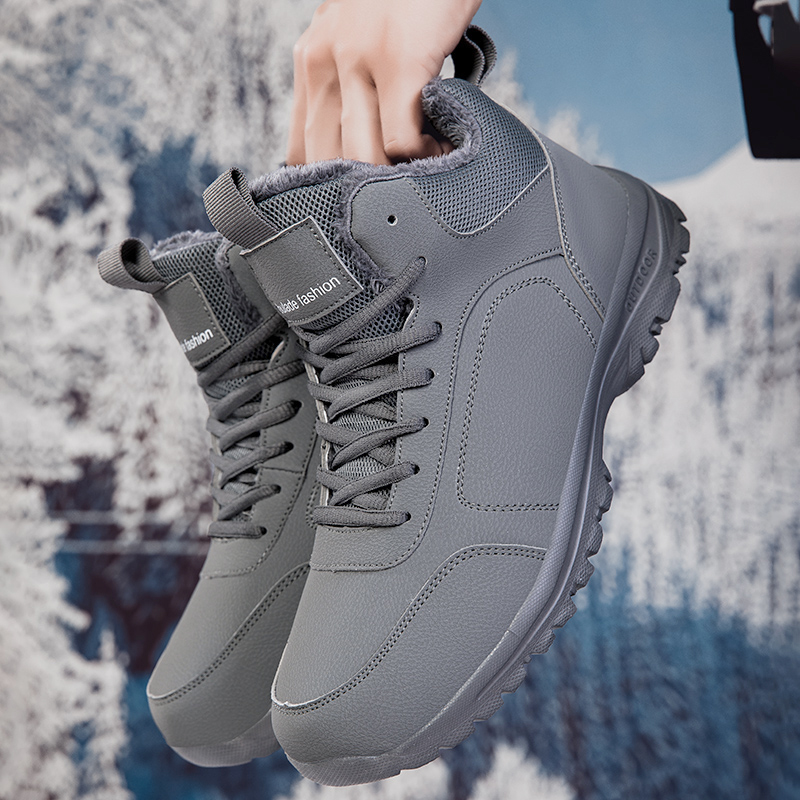 Winter Men's Boots Warm Plush  - Men Shoes Marks review and price