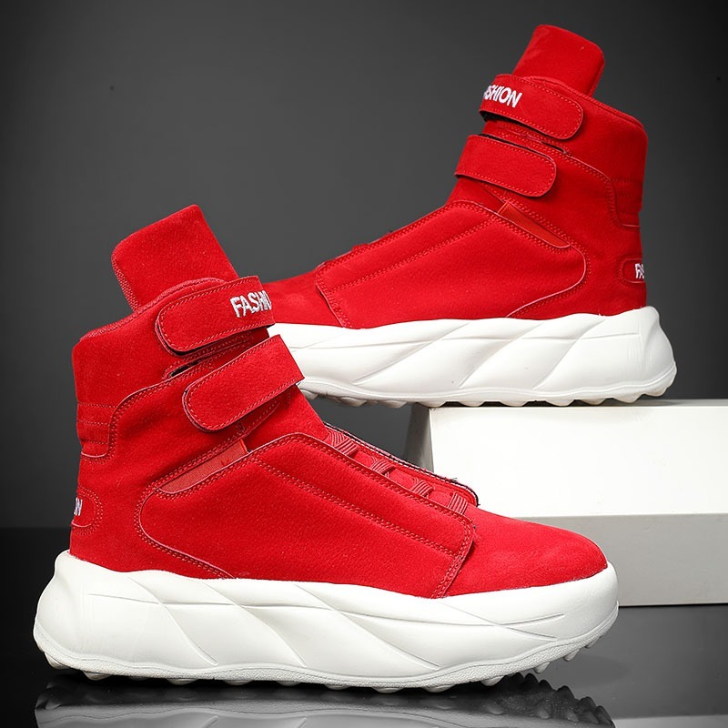 2026 Purple High Top Sneakers  - Men Shoes Velcro review and price