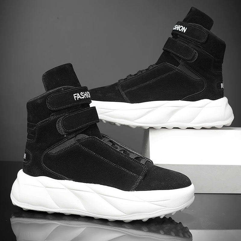 2026 Purple High Top Sneakers  - Men Shoes Velcro review and price