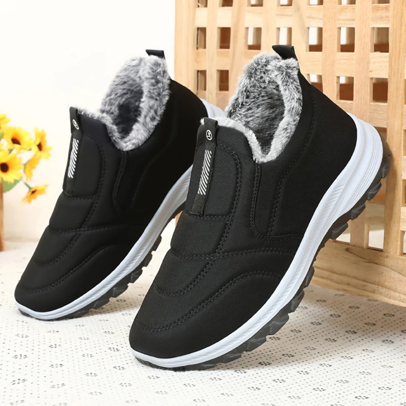 Winter Men's Shoes Thick Plush - Loafer Slip On Men review and price