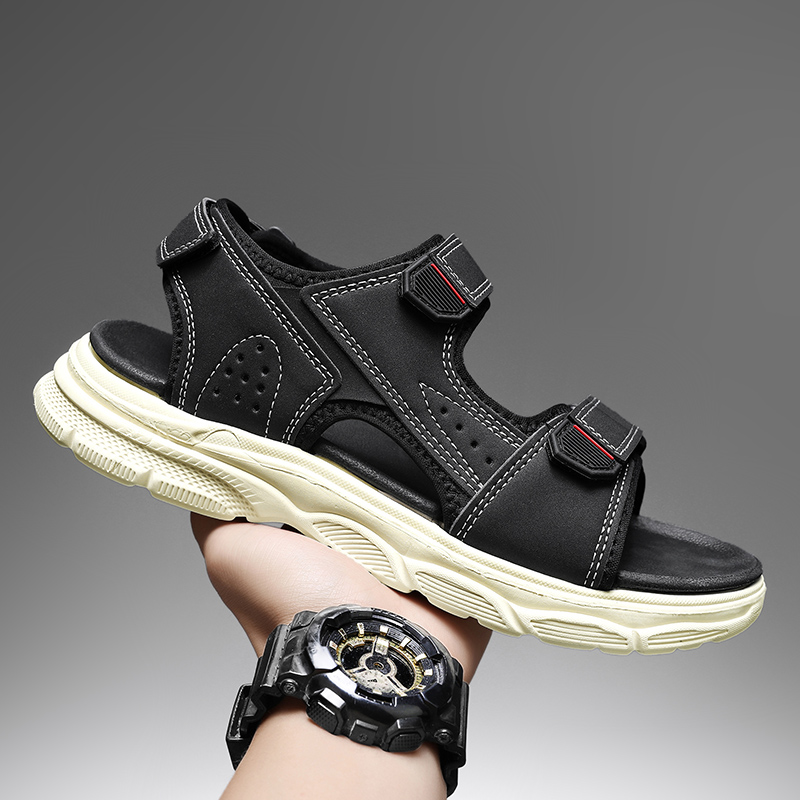 Men's Outdoor Sandals with Adj - Men Shoes Velcro review and price
