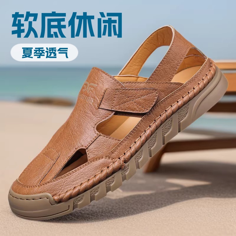 Hole shoes men's summer new ha - Men Shoes Velcro review and price