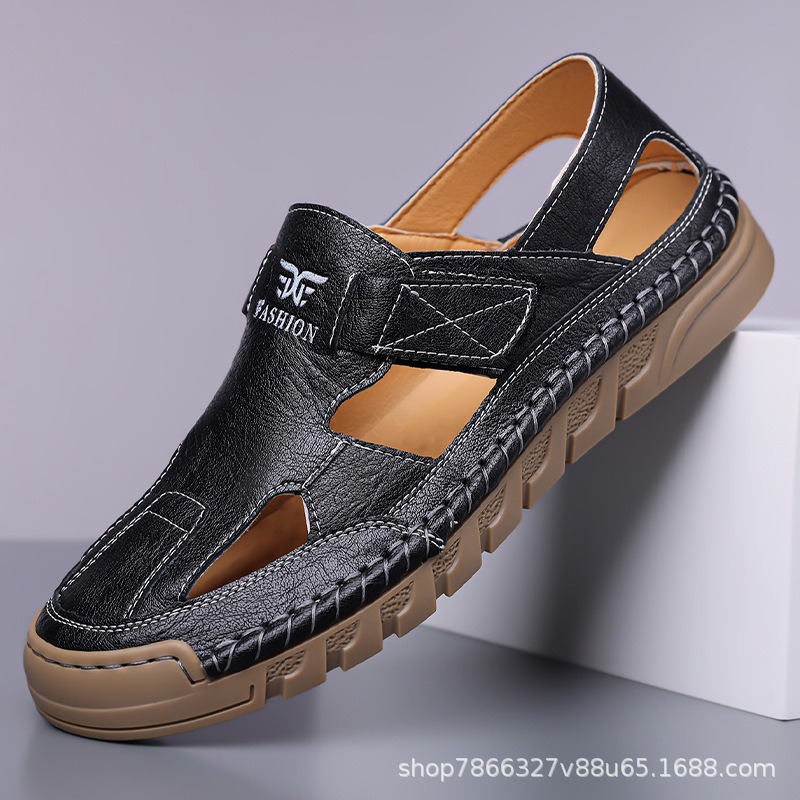 Hole shoes men's summer new ha - Men Shoes Velcro review and price