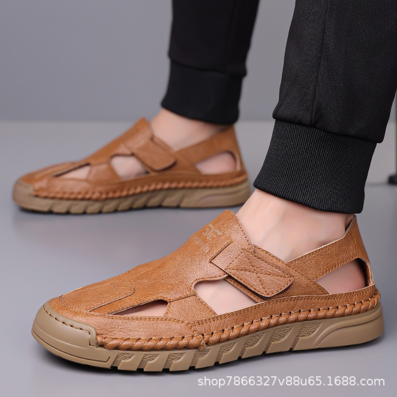 Hole shoes men's summer new ha - Men Shoes Velcro review and price