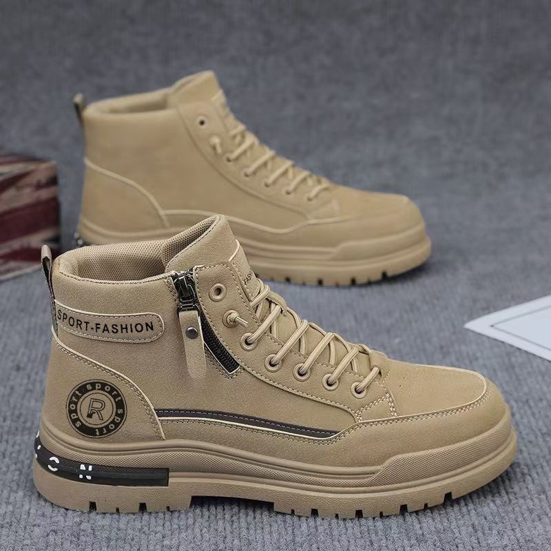 Men Retro High Top Work Boots  - Men'S Shoes Hiking review and price