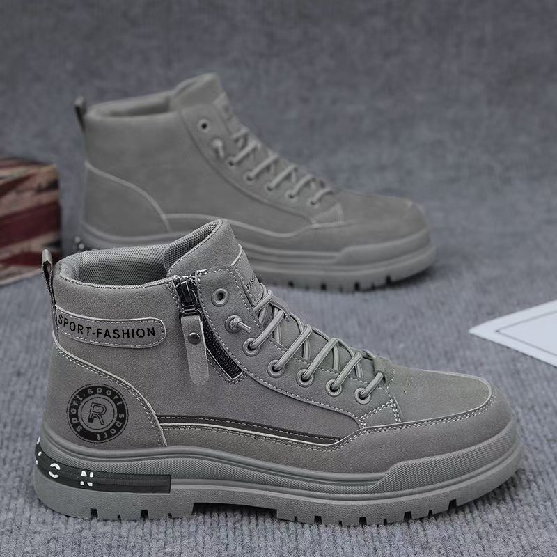Men Retro High Top Work Boots  - Men'S Shoes Hiking review and price