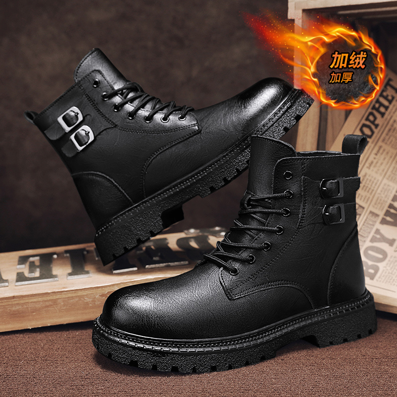 New Men Snow Boots Cowhide Win - Men Shoes Size 46 review and price