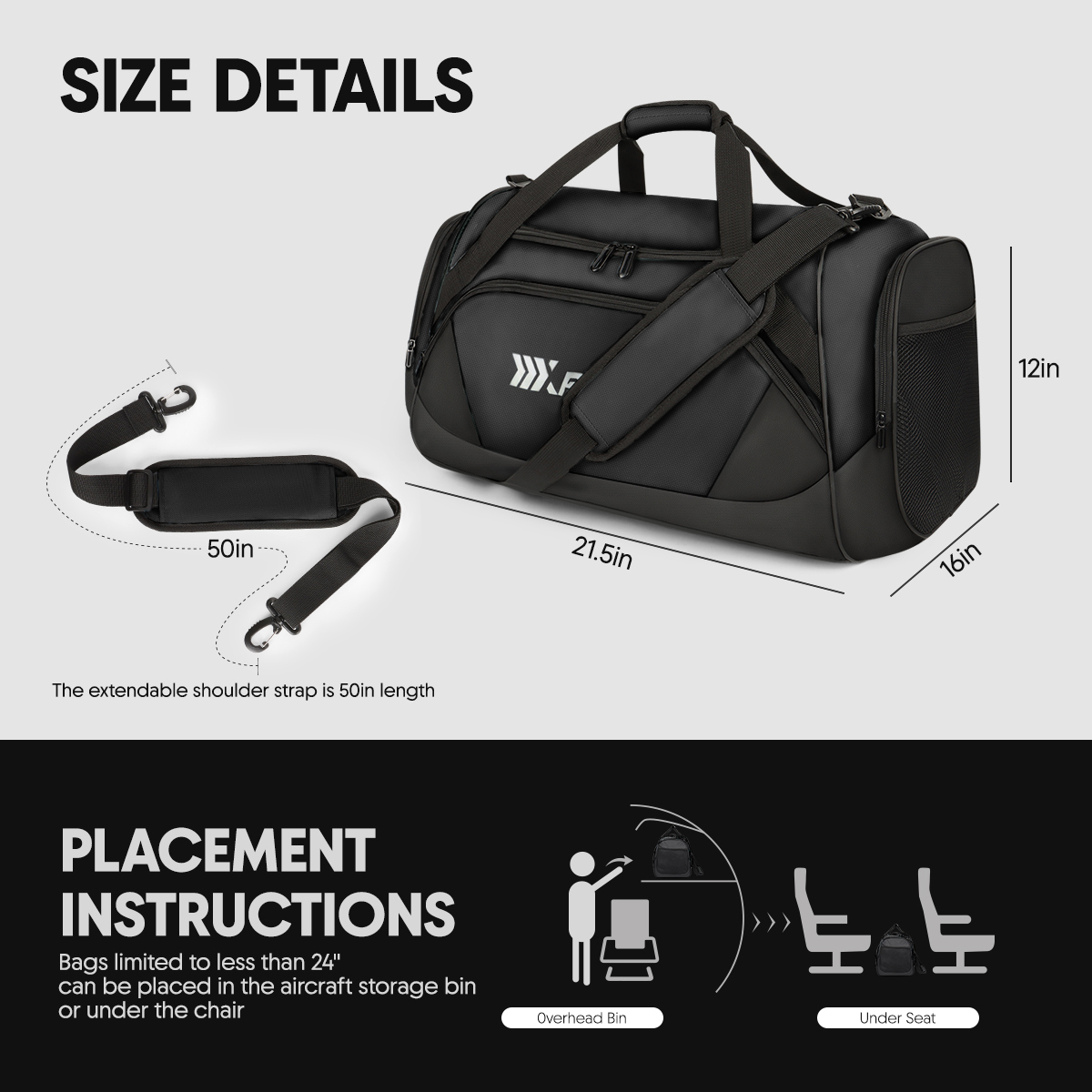Travel Duffle Bag with Shoe Co - Men'S Shoes York review and price