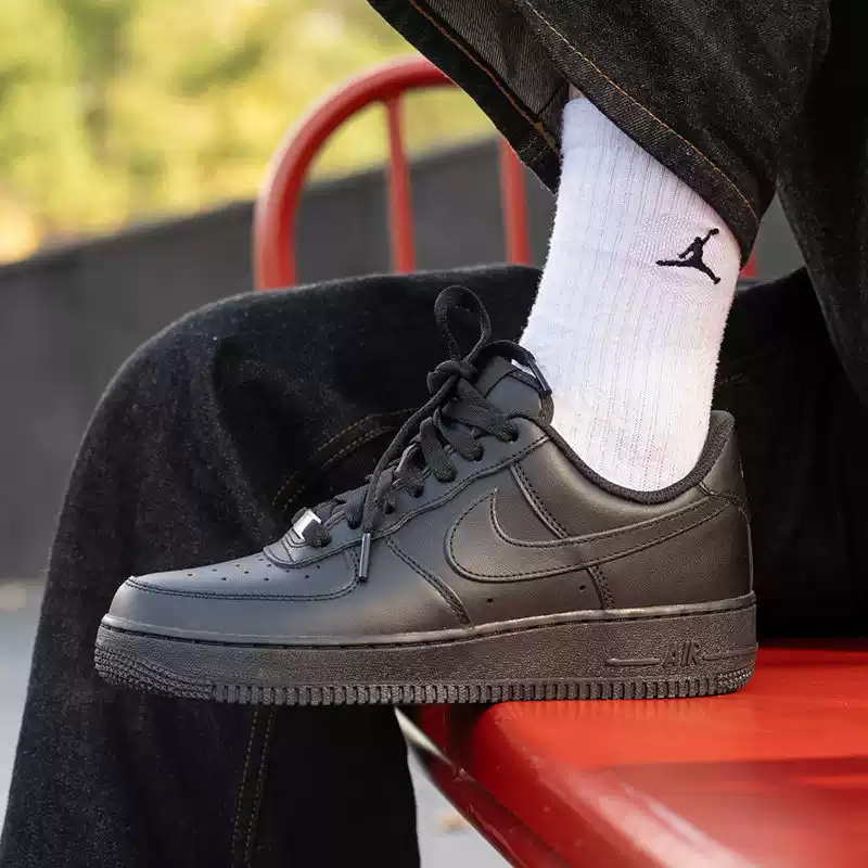 Nike Air Force1All Black Air F - Men'S Shoes Nike Air Force review and price