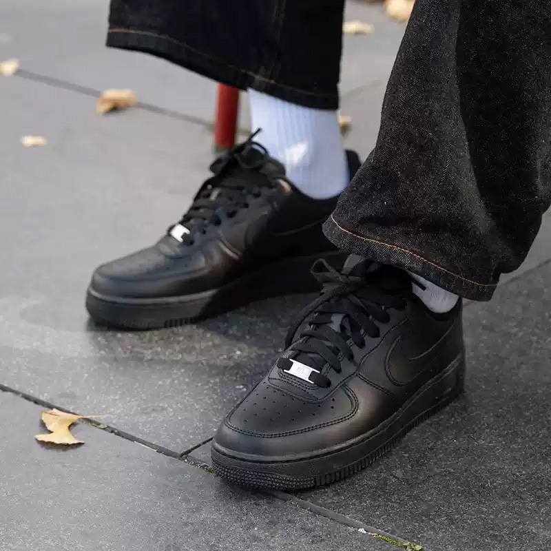 Nike Air Force1All Black Air F - Men'S Shoes Nike Air Force review and price