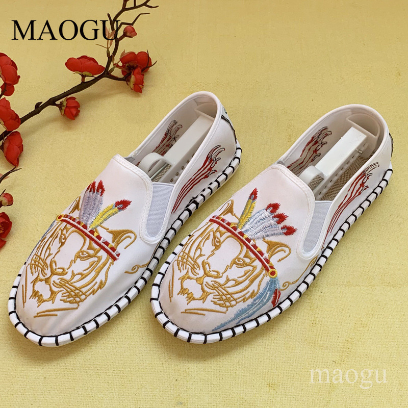 Unisex Chinese Style Embroider - Loafer Slip On Men review and price