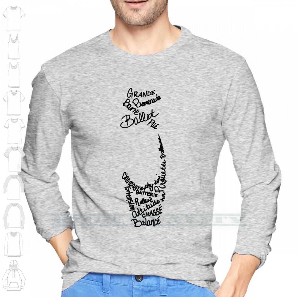 Pointe Shoe Ballet Shirt 100%  - Men Shoes Quotes review and price