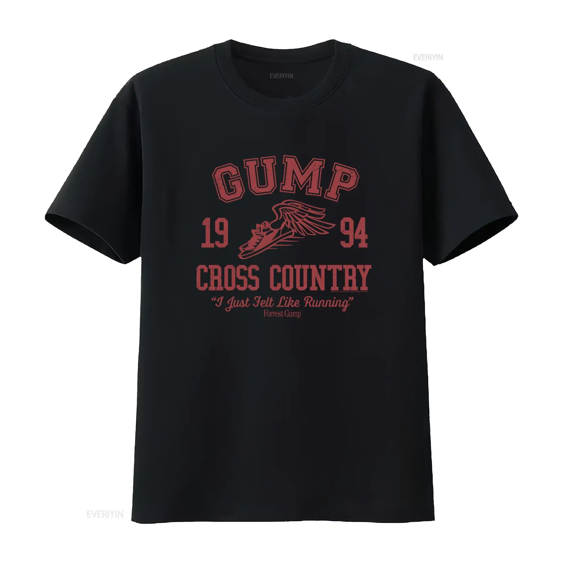 Forest Gump 1994 Men's T Shirt - Men Shoes Quotes review and price