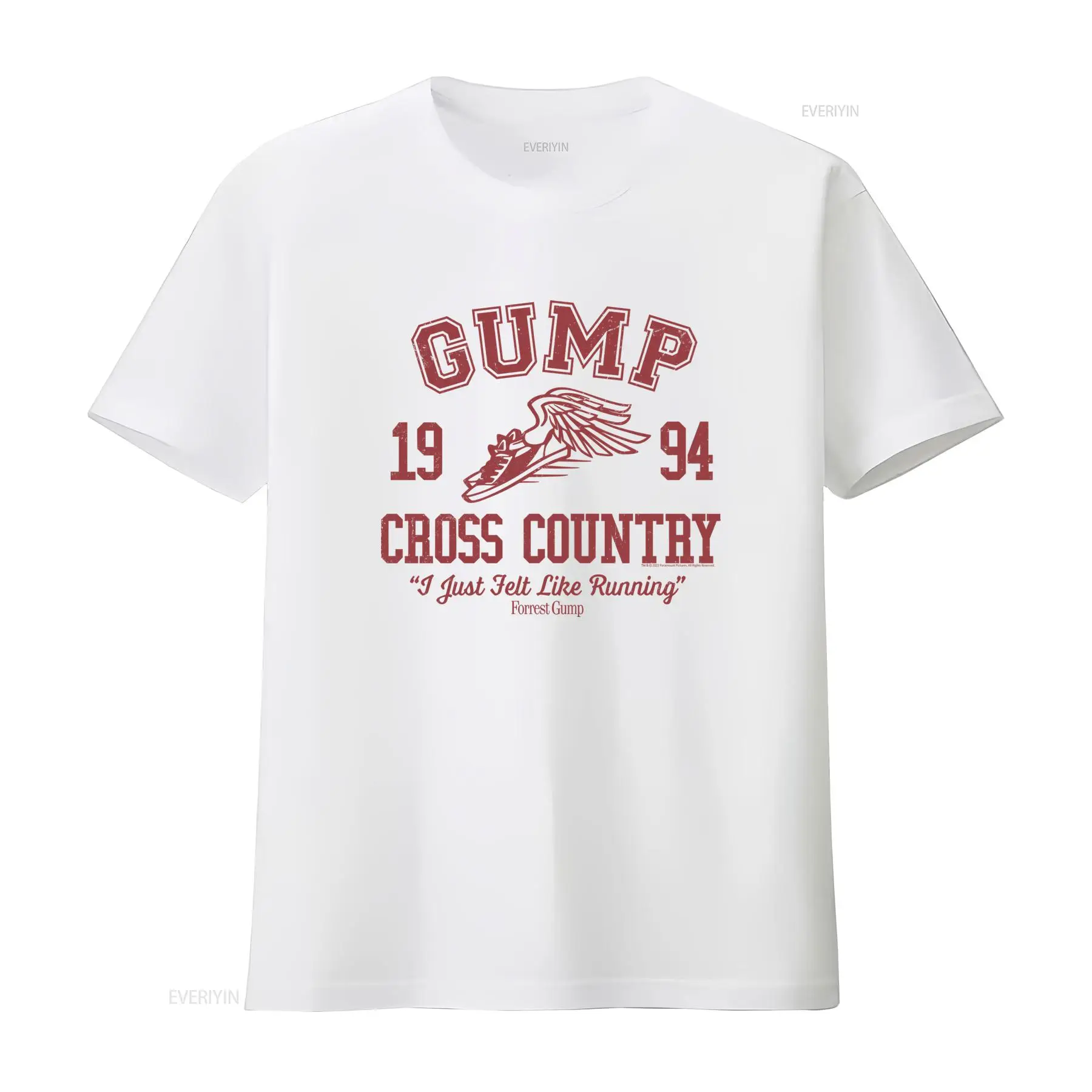 Forest Gump 1994 Men's T Shirt - Men Shoes Quotes review and price