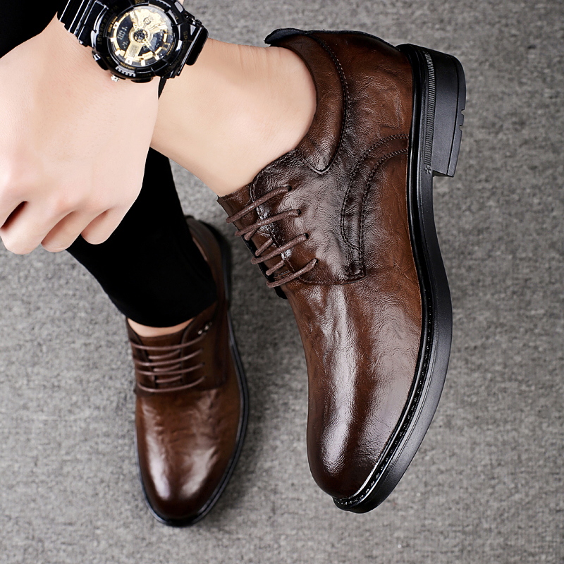 Leather Casual Elevator Shoes  - Men Shoes Marks review and price